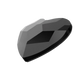 Serinity Hotfix Flat Back Crystals Heart (2808) Jet - Bluestreak Crystals