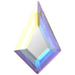 Serinity Hotfix Flat Back Crystals Kite (2771) Crystal AB - Bluestreak Crystals