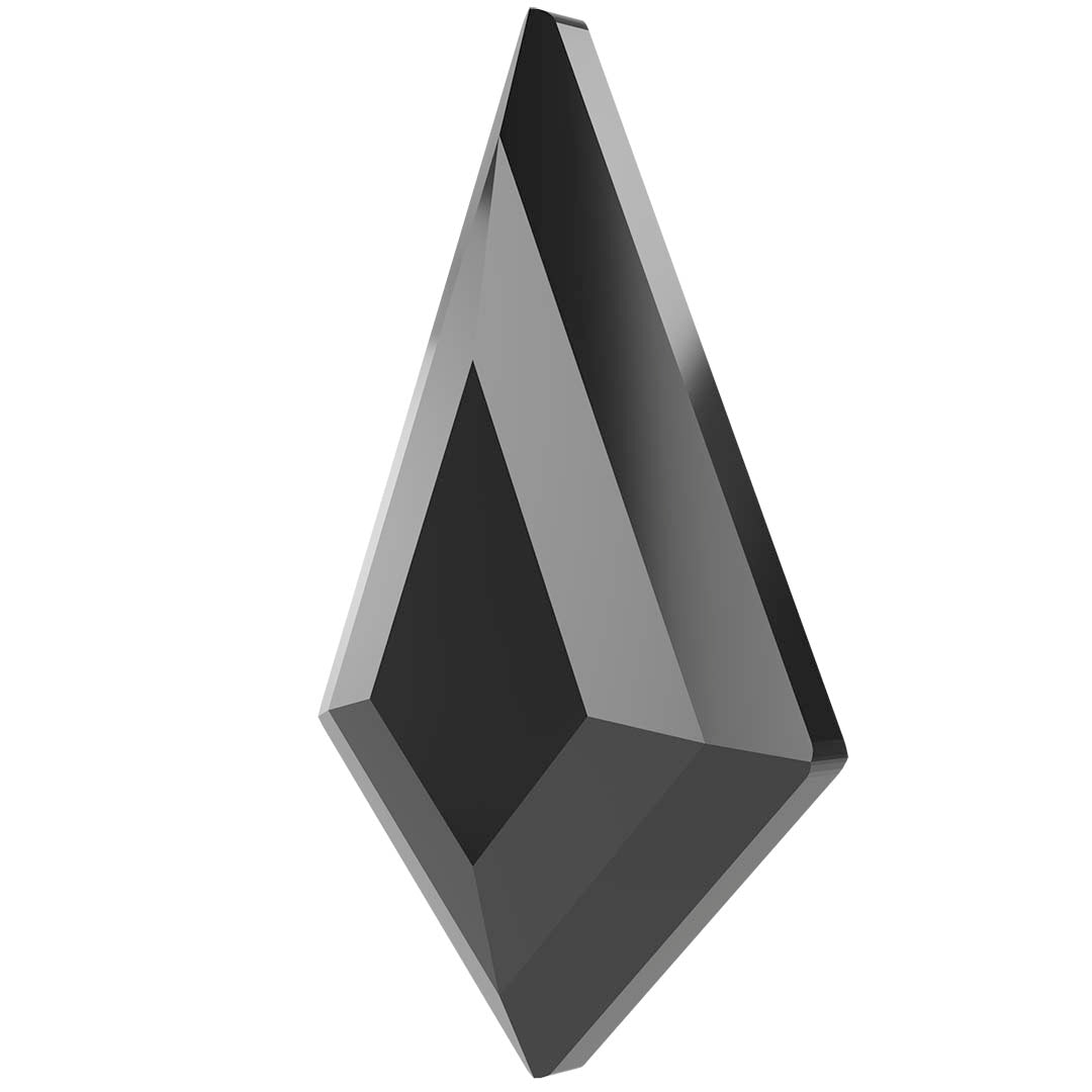 Serinity Hotfix Flat Back Crystals Kite (2771) Jet Hematite - Bluestreak Crystals