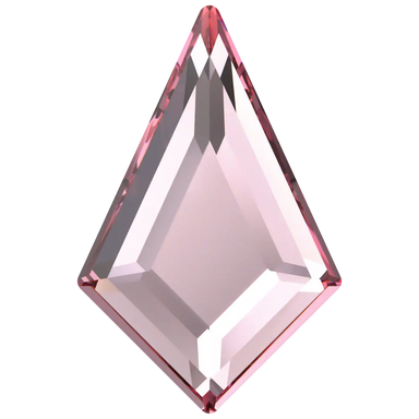 Serinity Hotfix Flat Back Crystals Kite (2771) Light Rose - Bluestreak Crystals