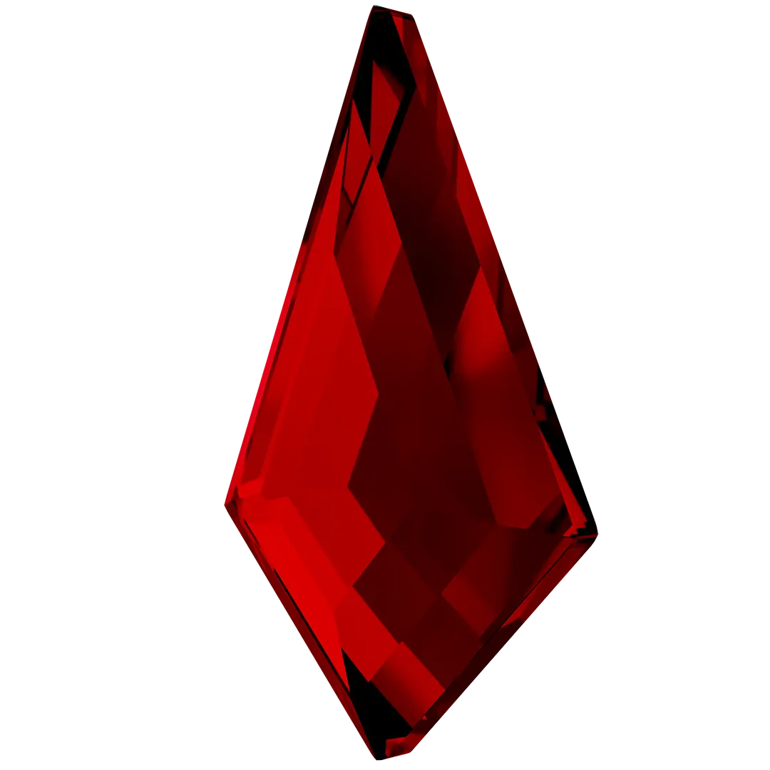 Serinity Hotfix Flat Back Crystals Kite (2771) Light Siam - Bluestreak Crystals