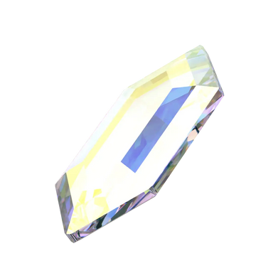 Serinity Hotfix Flat Back Crystals Large Hexagon (2776) Crystal AB - Bluestreak Crystals