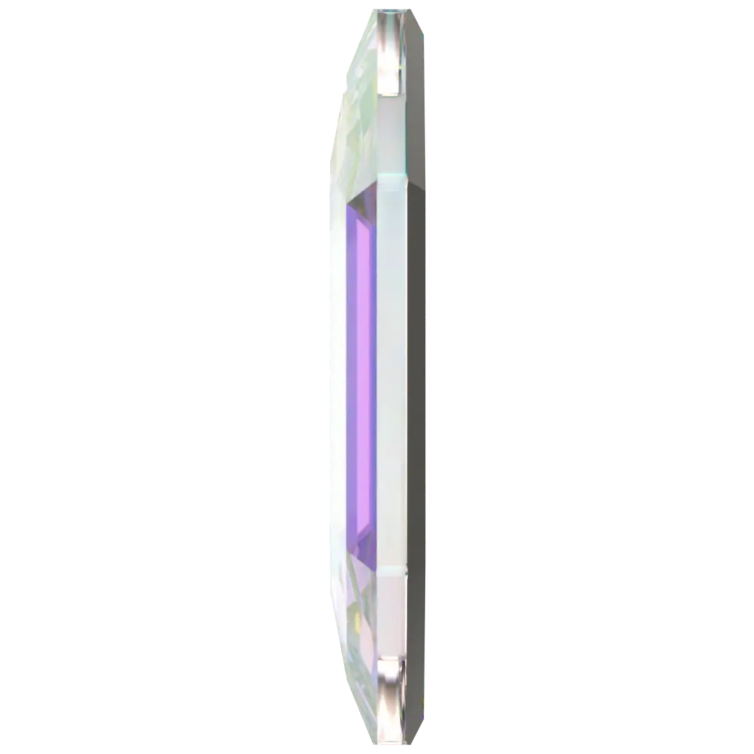 Serinity Hotfix Flat Back Crystals Large Hexagon (2776) Crystal AB - Bluestreak Crystals