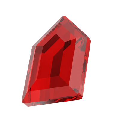 Serinity Hotfix Flat Back Crystals Large Pentagon (2774) Light Siam - Bluestreak Crystals