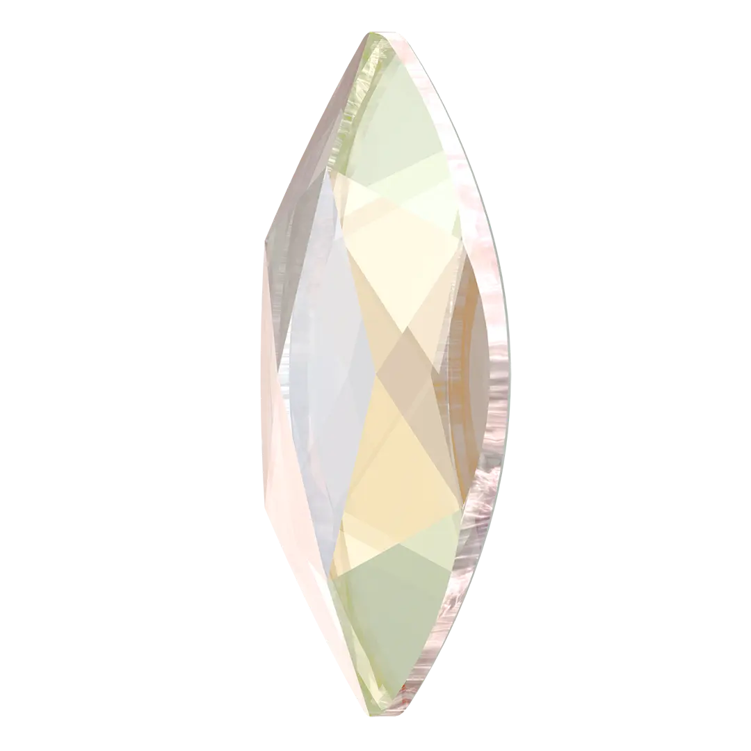 Serinity Hotfix Flat Back Crystals Marquise (2201) Crystal AB - Bluestreak Crystals