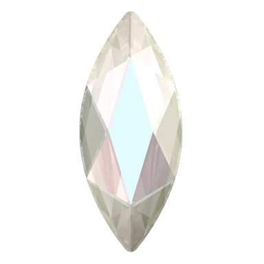 Serinity Hotfix Flat Back Crystals Marquise (2201) Crystal AB - Bluestreak Crystals
