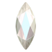 Serinity Hotfix Flat Back Crystals Marquise (2201) Crystal AB - Bluestreak Crystals