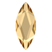 Serinity Hotfix Flat Back Crystals Marquise (2201) Crystal Golden Shadow - Bluestreak Crystals