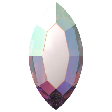 Serinity Hotfix Flat Back Crystals Navette (2200) Crystal AB - Bluestreak Crystals