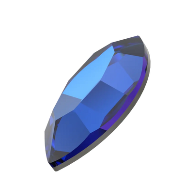 Serinity Hotfix Flat Back Crystals Navette (2200) Crystal Bermuda Blue - Bluestreak Crystals