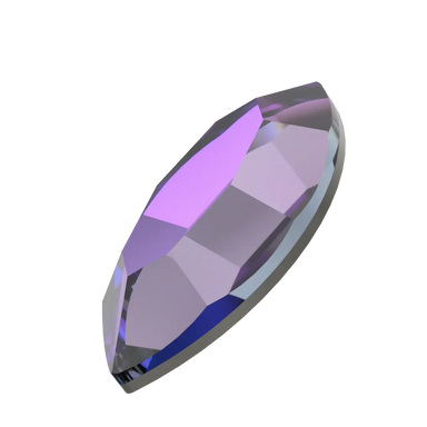 Serinity Hotfix Flat Back Crystals Navette (2200) Crystal Heliotrope - Bluestreak Crystals