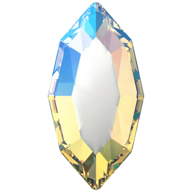 Serinity Hotfix Flat Back Crystals Navette (2200) Crystal Shimmer - Bluestreak Crystals