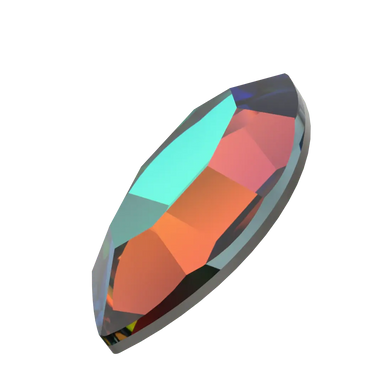 Serinity Hotfix Flat Back Crystals Navette (2200) Crystal Vitrail Medium - Bluestreak Crystals