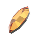 Serinity Hotfix Flat Back Crystals Navette (2200) Dark Orange - Bluestreak Crystals