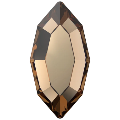 Serinity Hotfix Flat Back Crystals Navette (2200) Light Smoked Topaz - Bluestreak Crystals