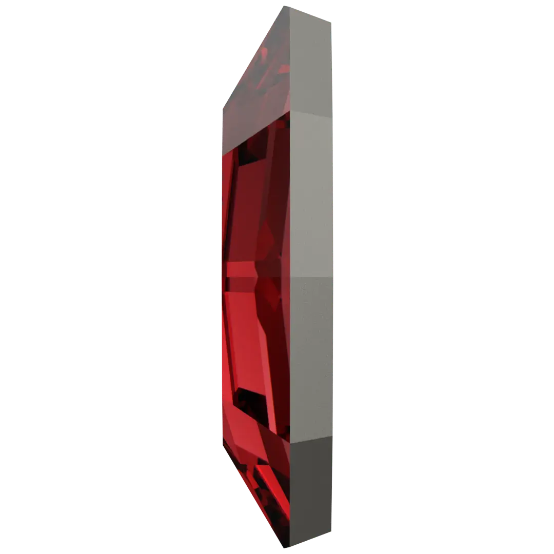 Serinity Hotfix Flat Back Crystals Navette (2200) Scarlet - Bluestreak Crystals