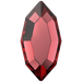 Serinity Hotfix Flat Back Crystals Navette (2200) Scarlet - Bluestreak Crystals