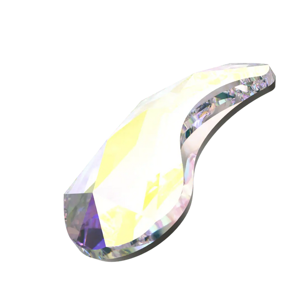 Serinity Hotfix Flat Back Crystals Paisley X (2364) Crystal AB - Bluestreak Crystals