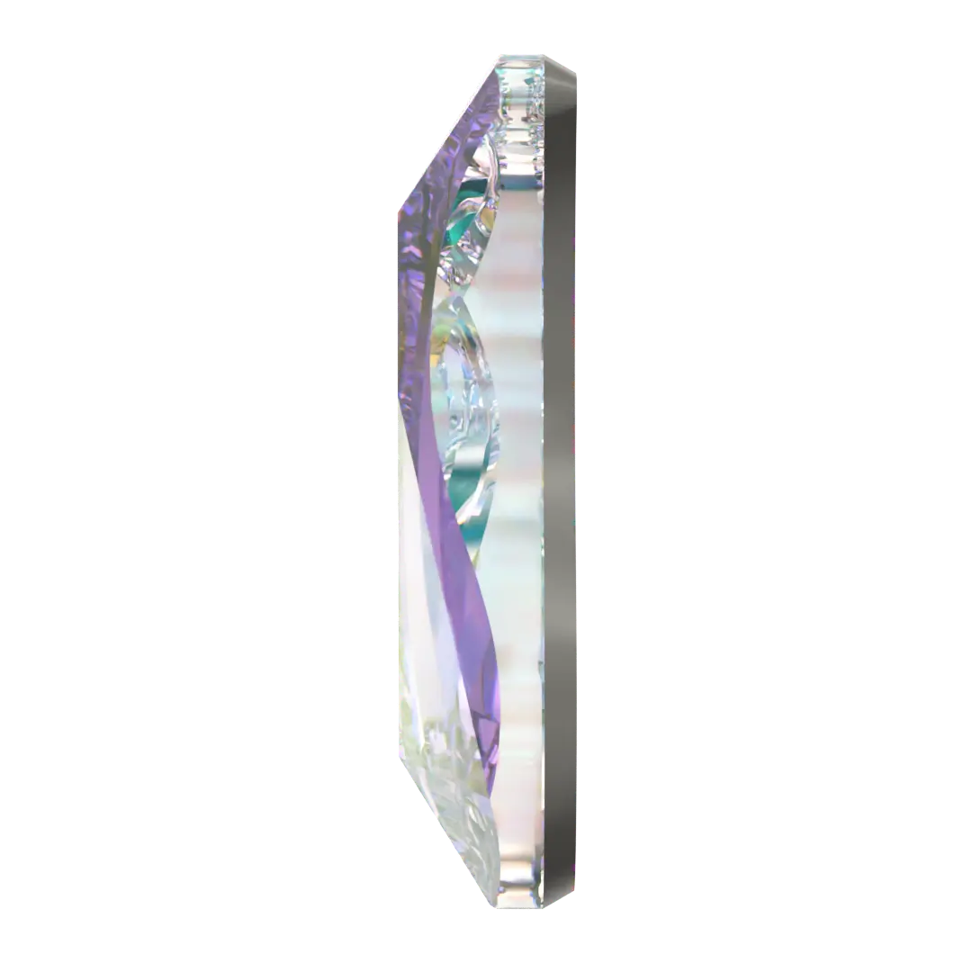 Serinity Hotfix Flat Back Crystals Paisley X (2364) Crystal AB - Bluestreak Crystals