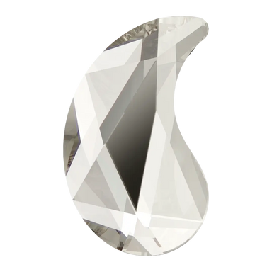 Serinity Hotfix Flat Back Crystals Paisley X (2364) Crystal Silver Shade - Bluestreak Crystals