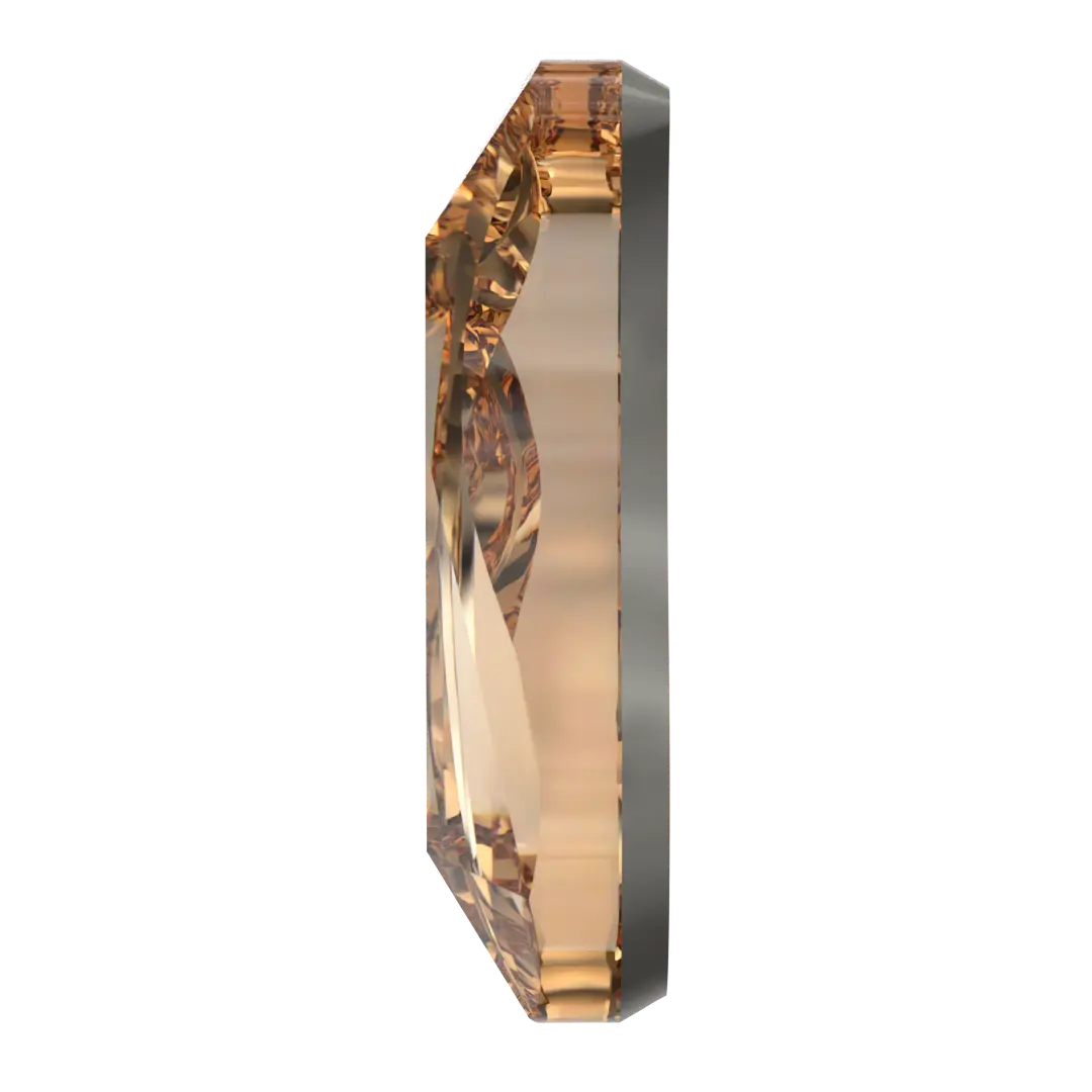 Serinity Hotfix Flat Back Crystals Paisley X (2364) Light Colorado Topaz - Bluestreak Crystals