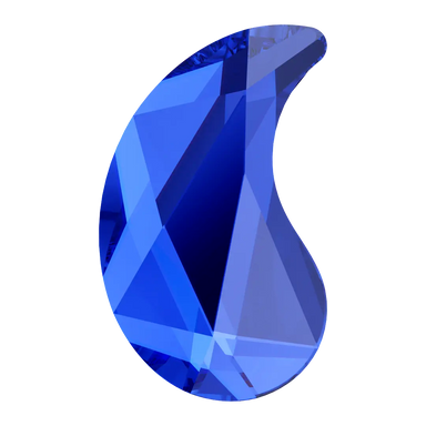 Serinity Hotfix Flat Back Crystals Paisley X (2364) Majestic Blue - Bluestreak Crystals