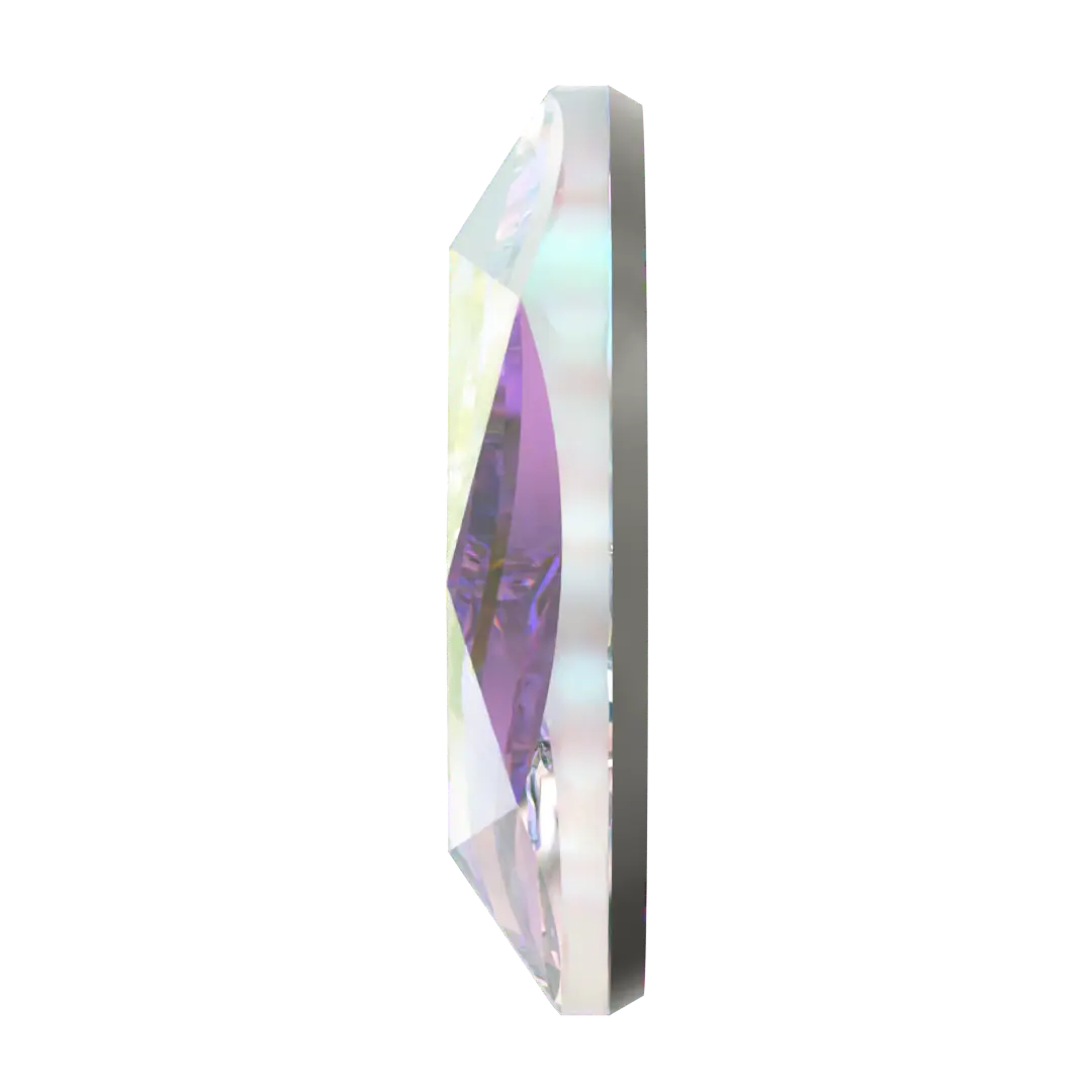 Serinity Hotfix Flat Back Crystals Paisley Y (2365) Crystal AB - Bluestreak Crystals