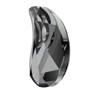 Serinity Hotfix Flat Back Crystals Paisley Y (2365) Crystal Silver Night - Bluestreak Crystals