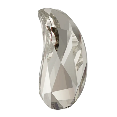 Serinity Hotfix Flat Back Crystals Paisley Y (2365) Crystal Silver Shade - Bluestreak Crystals