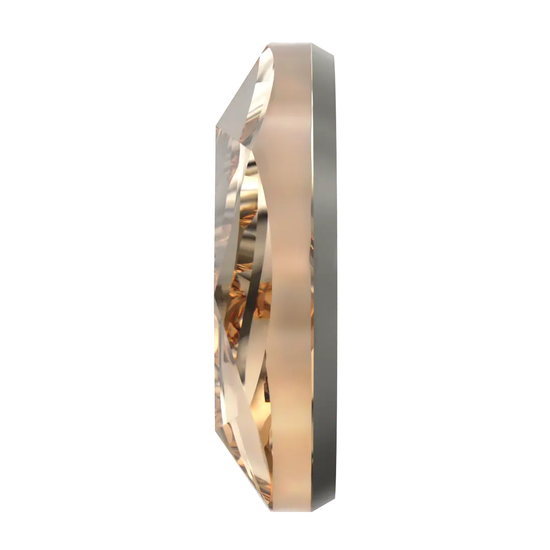 Serinity Hotfix Flat Back Crystals Paisley Y (2365) Light Colorado Topaz - Bluestreak Crystals