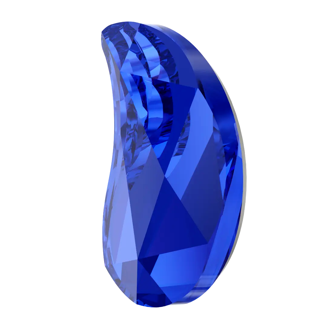 Serinity Hotfix Flat Back Crystals Paisley Y (2365) Majestic Blue - Bluestreak Crystals