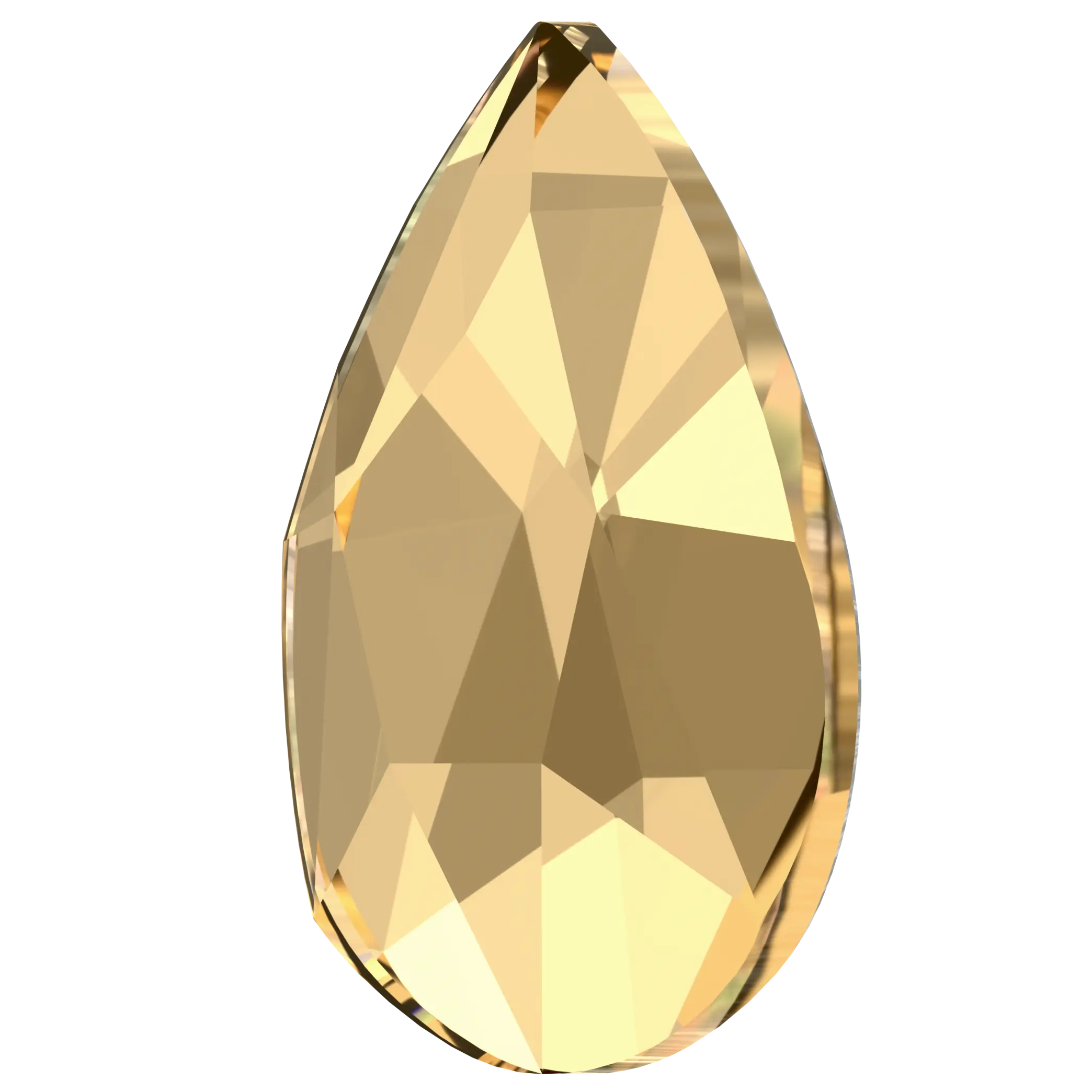 Serinity Hotfix Flat Back Crystals Pear (2303) Crystal Golden Shadow - Bluestreak Crystals