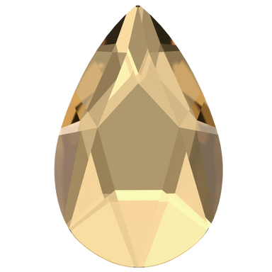 Serinity Hotfix Flat Back Crystals Pear (2303) Crystal Golden Shadow - Bluestreak Crystals