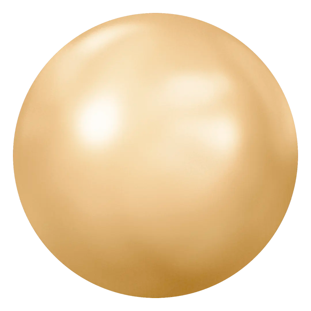 Serinity Hotfix Flat Back Crystals Pearl Cabochon (2080/4) Crystal Golden Shadow - Bluestreak Crystals