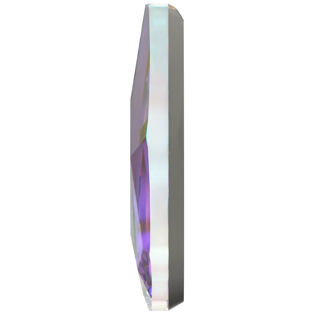 Serinity Hotfix Flat Back Crystals Raindrop (2304) Crystal AB - Bluestreak Crystals