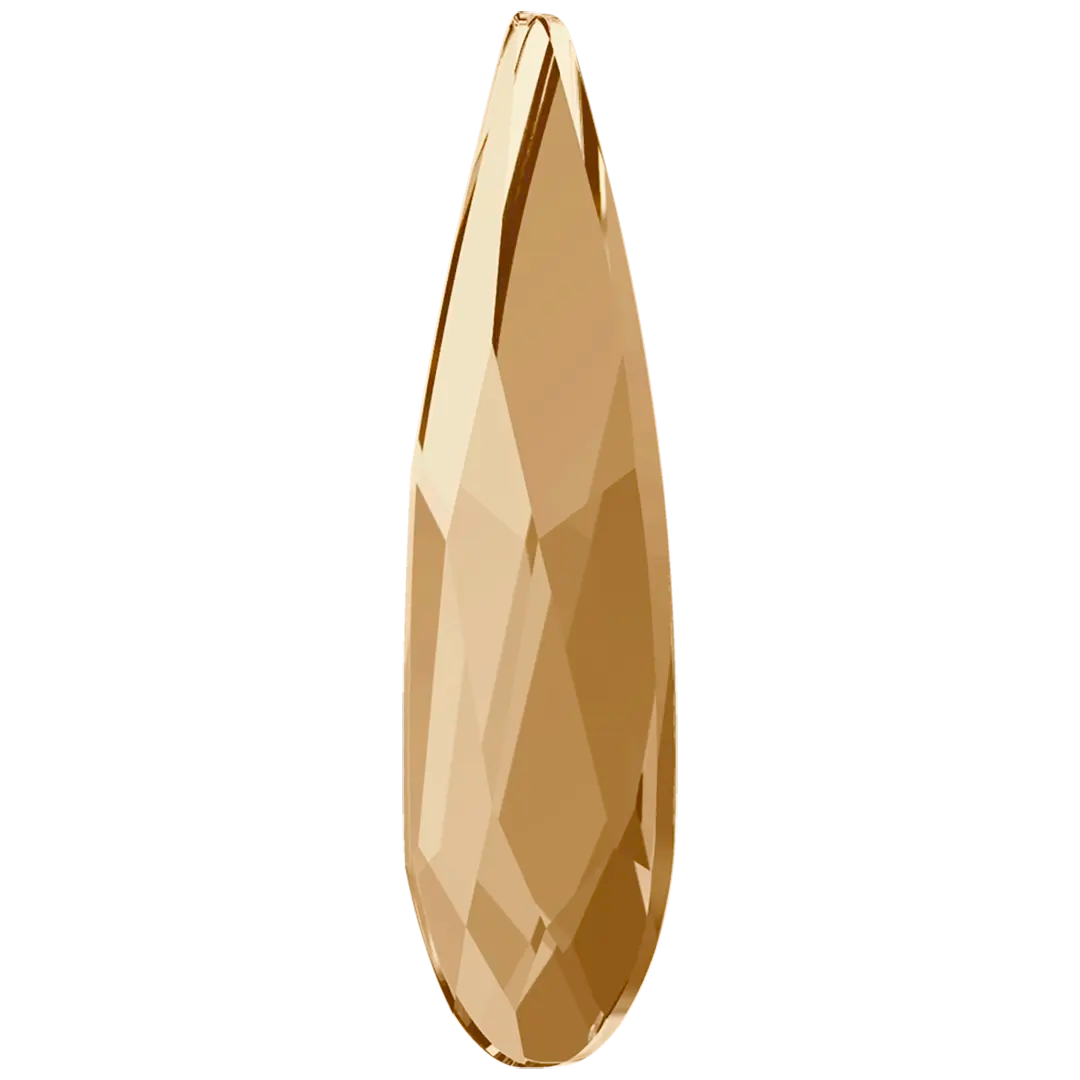 Serinity Hotfix Flat Back Crystals Raindrop (2304) Crystal Golden Shadow - Bluestreak Crystals