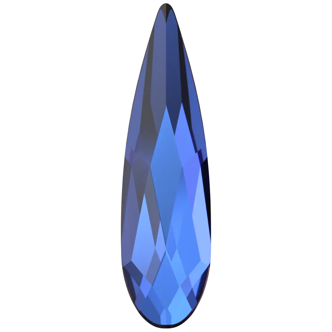 Serinity Hotfix Flat Back Crystals Raindrop (2304) Crystal Heliotrope - Bluestreak Crystals