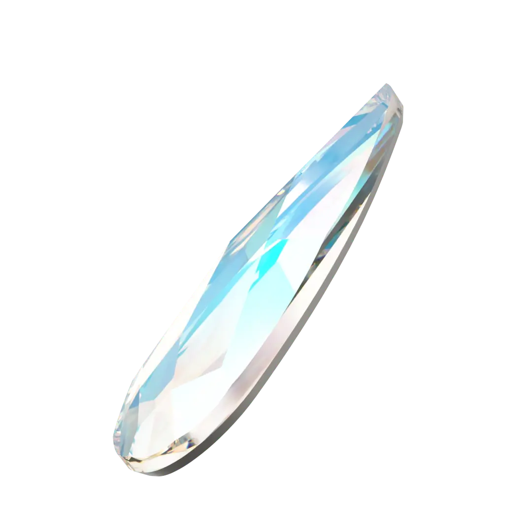 Serinity Hotfix Flat Back Crystals Raindrop (2304) Crystal Shimmer - Bluestreak Crystals