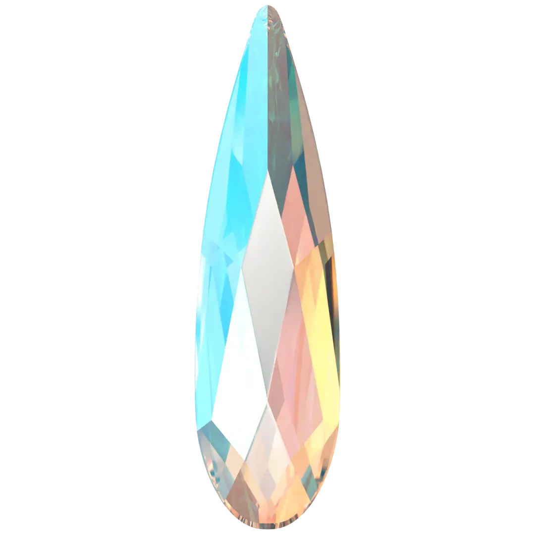 Serinity Hotfix Flat Back Crystals Raindrop (2304) Crystal Shimmer - Bluestreak Crystals