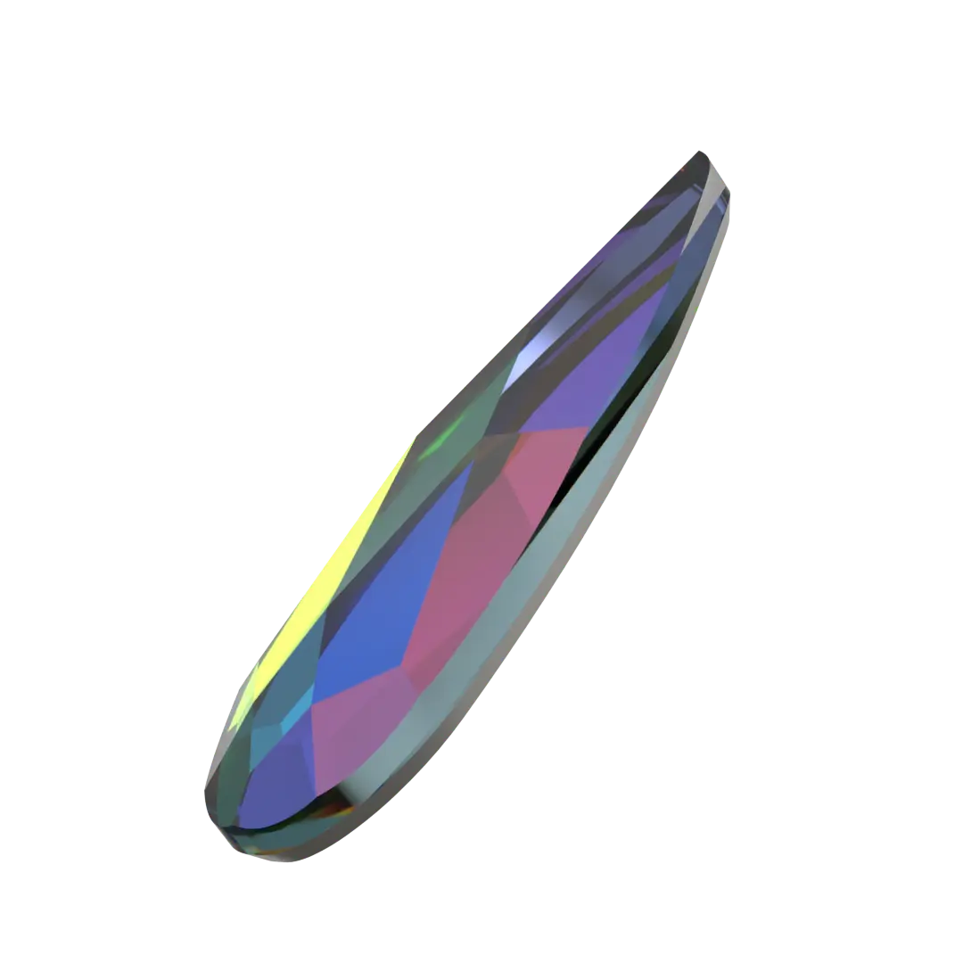 Serinity Hotfix Flat Back Crystals Raindrop (2304) Crystal Vitrail Medium - Bluestreak Crystals