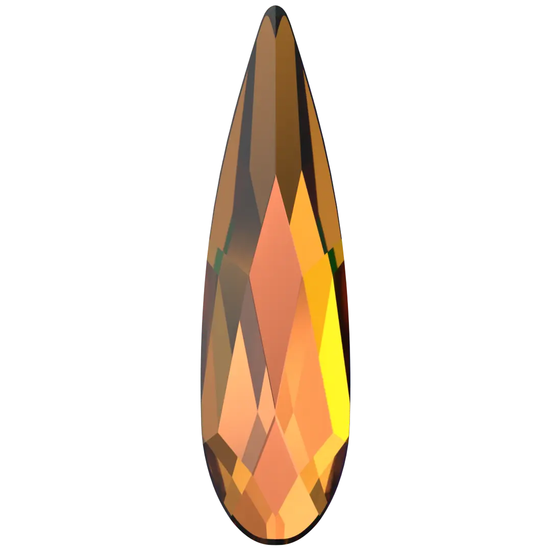 Serinity Hotfix Flat Back Crystals Raindrop (2304) Crystal Vitrail Medium - Bluestreak Crystals