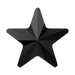 Serinity Hotfix Flat Back Crystals Rivoli Star (2816) Jet - Bluestreak Crystals