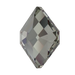 Serinity Hotfix Flat Back Crystals Small Hexagon (2777) Black Diamond - Bluestreak Crystals