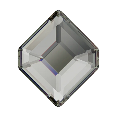 Serinity Hotfix Flat Back Crystals Small Hexagon (2777) Black Diamond - Bluestreak Crystals