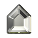 Serinity Hotfix Flat Back Crystals Small Pentagon (2775) Black Diamond - Bluestreak Crystals