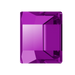 Serinity Hotfix Flat Back Crystals Square (2400) Amethyst - Bluestreak Crystals