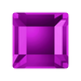 Serinity Hotfix Flat Back Crystals Square (2400) Amethyst - Bluestreak Crystals