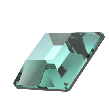 Serinity Hotfix Flat Back Crystals Square (2400) Caribbean Green - Bluestreak Crystals