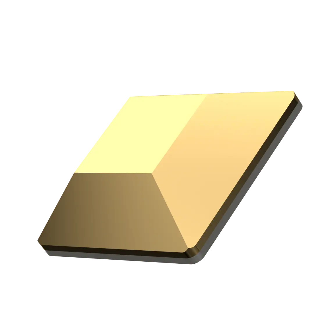 Serinity Hotfix Flat Back Crystals Square (2400) Crystal Aurum - Bluestreak Crystals