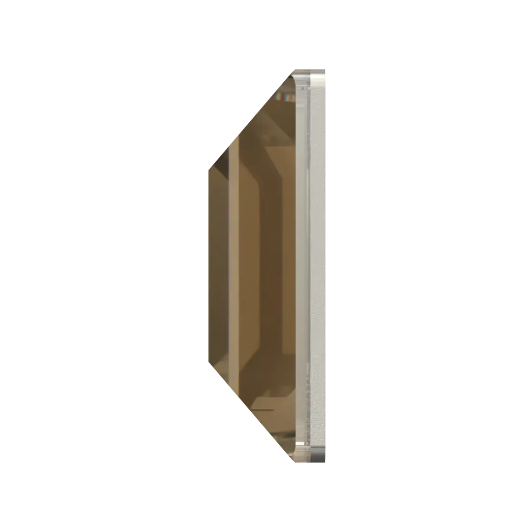 Serinity Hotfix Flat Back Crystals Square (2400) Crystal Bronze - Bluestreak Crystals